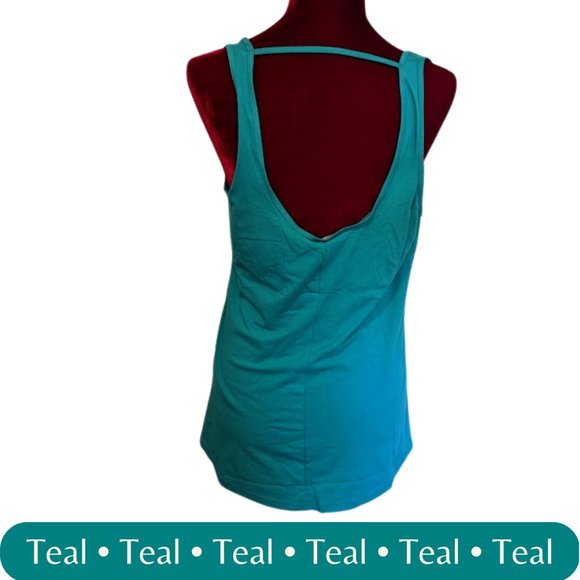 NWT • The North Face • On The Go Stretch Teal Athletic Tank Top • Size: Large - Picture 4 of 15